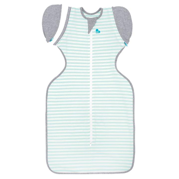 Love To Dream Swaddle Wrap Up Adaptive 50/50 Transition Swaddle - Mint Stripe