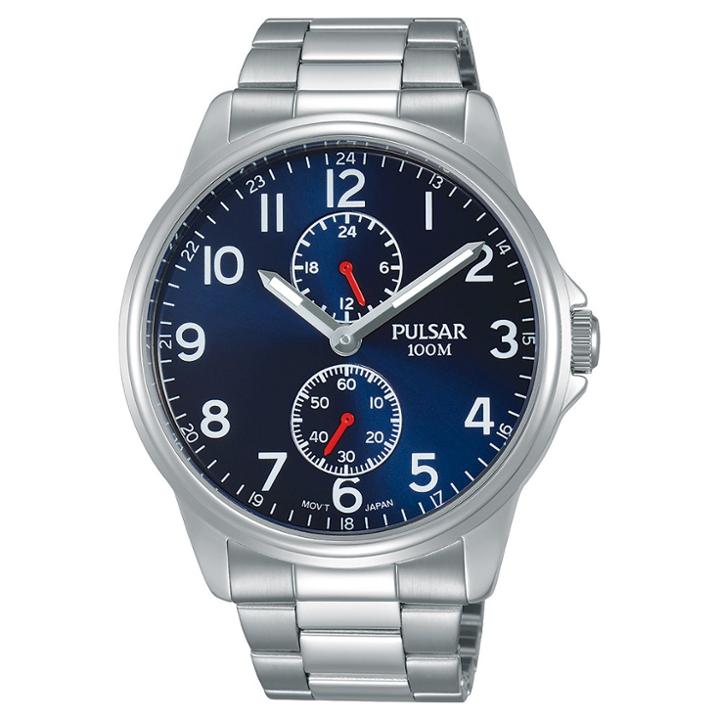 Men's Pulsar - Silver Tone With Blue Dial - P3a001x