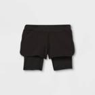 Toddler Girls' Activewear Shorts - Cat & Jack Black