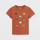 Toddler Boys' Animal Emojis Short Sleeve Graphic T-shirt - Cat & Jack Orange