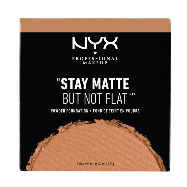 Nyx Professional Makeup Stay Matte But Not Flat Powder Foundation Nutmeg (brown)