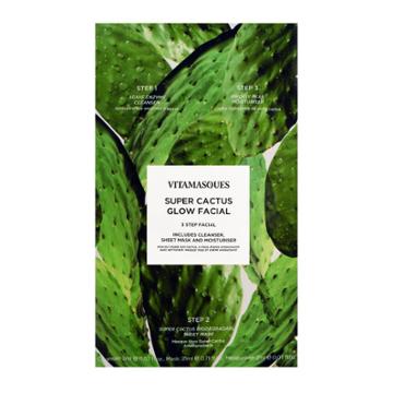 Vitamasques Vitamasque 3-step Facial Mask - Cactus