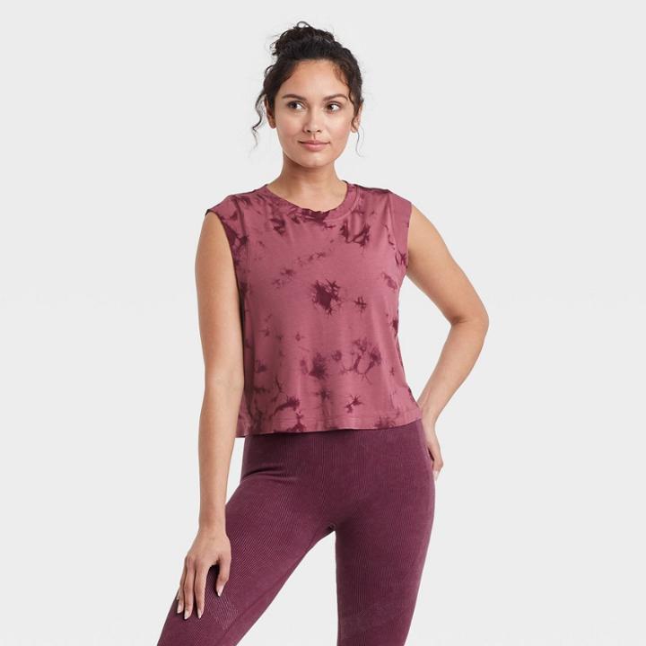 Women's Muscle Tank Top - Joylab Berry Red