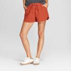 Women's Pull-on Shorts - Universal Thread Orange