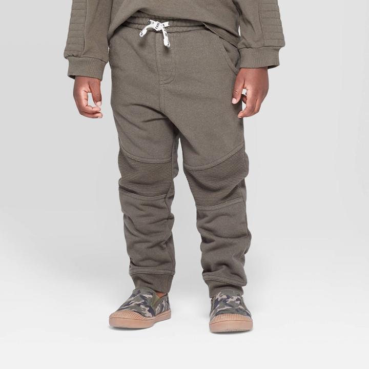 Toddler Boys' Moto Jogger Pants - Art Class Olive 18m, Toddler Boy's, Brown