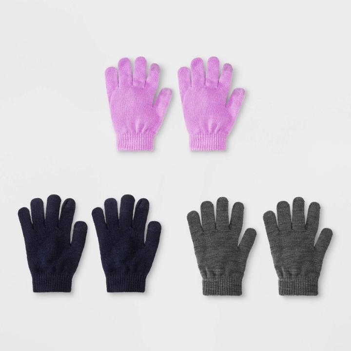 Women's 3pk Magic Gloves - Wild Fable Teal