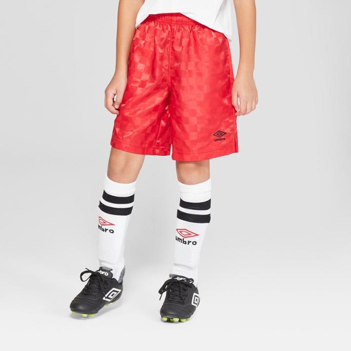 Target Umbro Boys' Checkerboard Shorts - Red