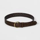 Mossimo Supply Co. Laser Cut Studded Belt - Brown