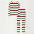 Boys' 2pc Striped Pajama Set - Cat & Jack 4, Green/black/red