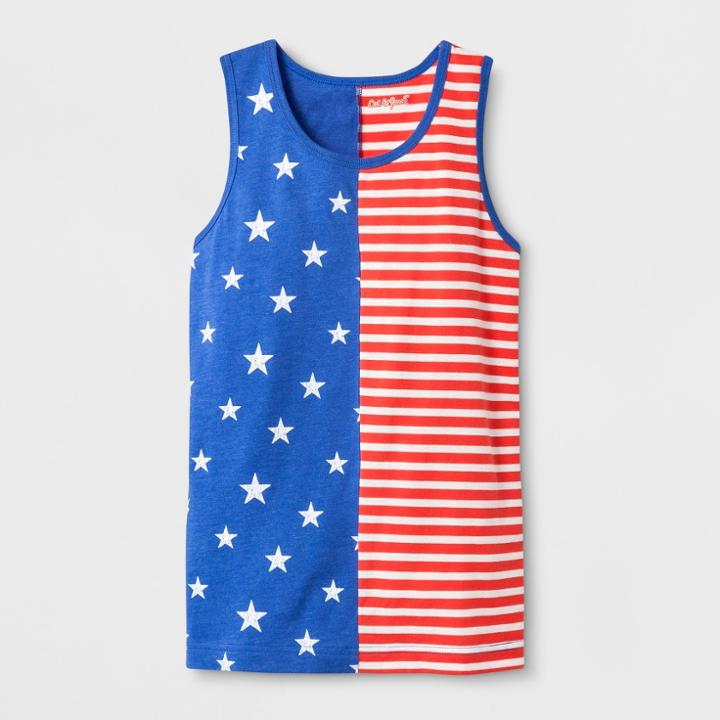 Boys' Star Print Tank Top - Cat & Jack Blue