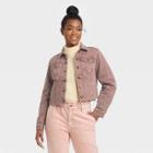 Women's Denim Jacket - Universal Thread Brown