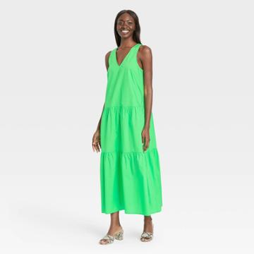 Women's Sleeveless Dress - Who What Wear Green