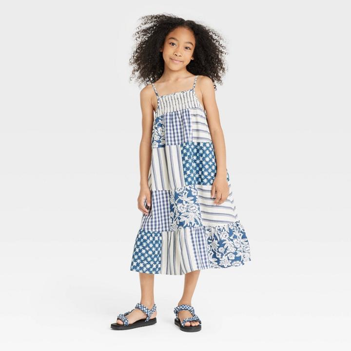 Girls' Sleeveless Maxi Dress - Cat & Jack Blue