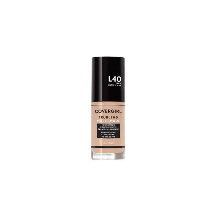 Covergirl Trublend Matte Made Foundation L40 Classic Ivory- 1.01 Fl Oz, Adult Unisex