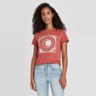 Zoe+liv Women's Mystic Moon Short Sleeve Graphic T-shirt Burgundy