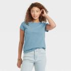 Women's Short Sleeve T-shirt - Universal Thread Blue