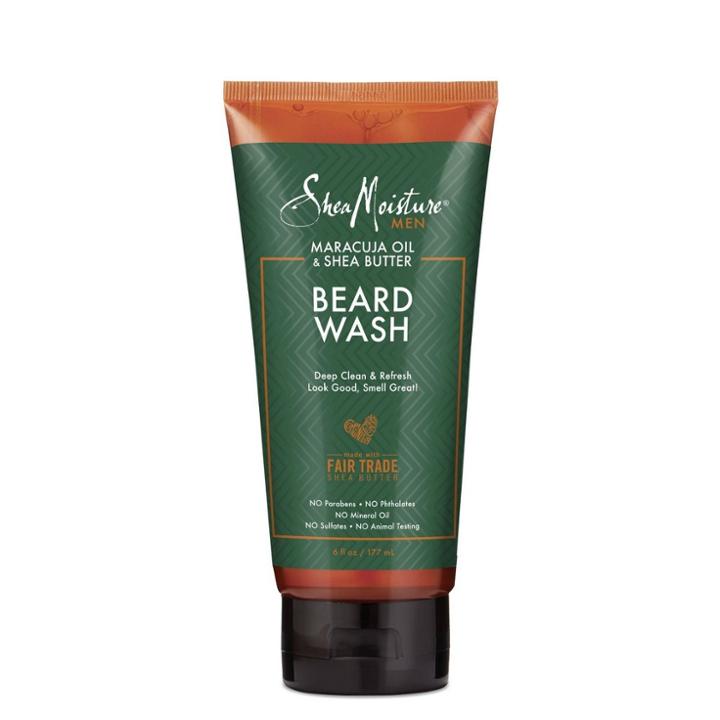 Sheamoisture Shea Moisture Maracuja Oil & Shea Butter For A Full Beard Beard Wash To Deep Clean