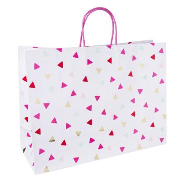 Spritz Large Vogue Confetti Gift Bag White -