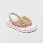 Toddller Girls' Pepin Flip Flop Sandals - Cat & Jack Light Pink S (5-6), Size: