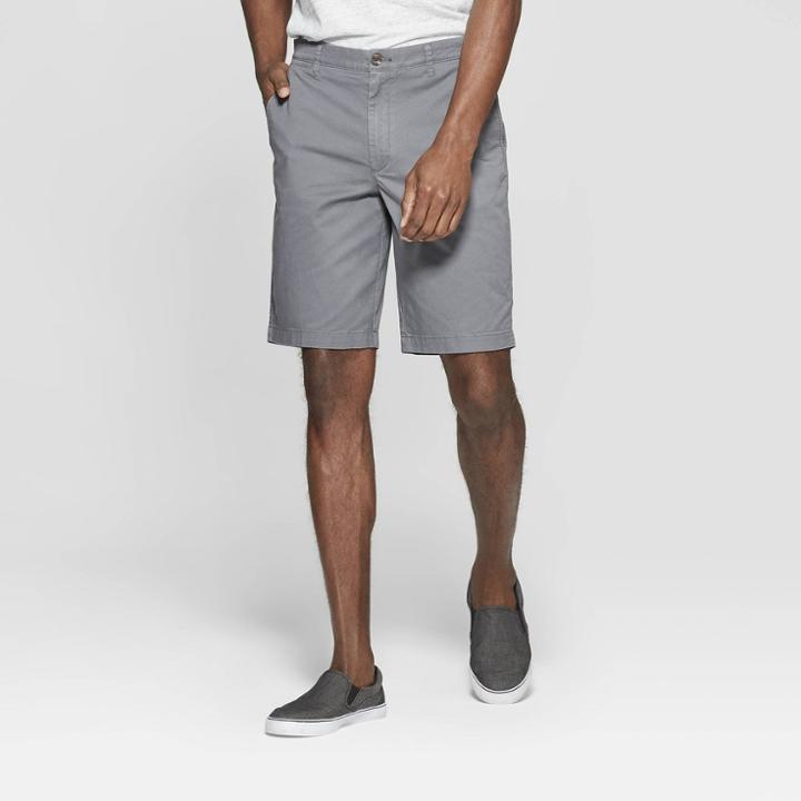 Men's 10.5 Chino Shorts - Goodfellow & Co Thundering Gray