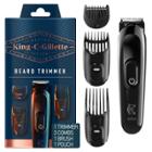 King C. Gillette Men's Cordless Beard Trimmer + 3 Interchangeable Combs