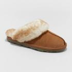 Women's Chandra Genuine Suede Scuff Slide Slippers - Stars Above Dark Chestnut