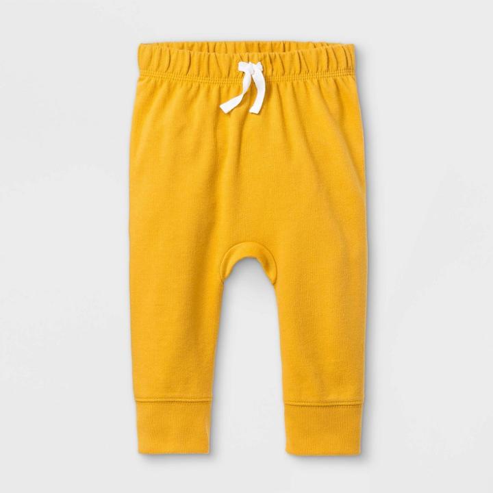 Baby Boys' Jogger Pull-on Pants - Cat & Jack Mustard