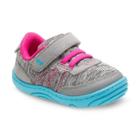 Baby Girls' Surprize By Stride Rite Christina Sneakers 5 - Gray, Blue Gray