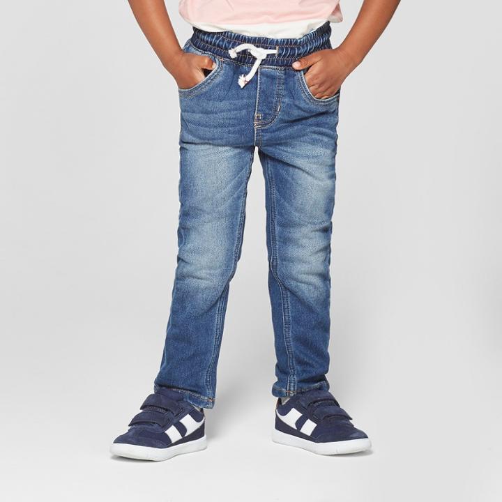 Toddler Boys' Skinny Jeans - Cat & Jack Medium Blue