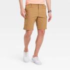 Men's 9.5 Relaxed Fit Utility Cargo Shorts - Goodfellow & Co Khaki