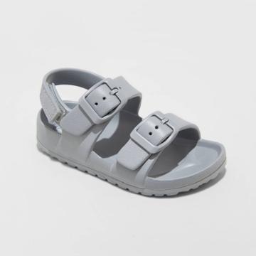 Toddler Boys' Ade Slip On Footbed Sandals - Cat & Jack Gray