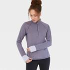 Women's Run 1/2 Zip Fleece Jacket - All In Motion Heather Purple