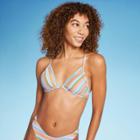 Women's Underwire Bikini Top - Wild Fable Multi Lurex Stripe Xxs, Grey