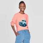 Boys' Adventure Long Sleeve Graphic T-shirt - Cat & Jack Orange