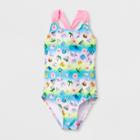 Emoji Girls' Beach Party One Piece Swimsuit - 5,