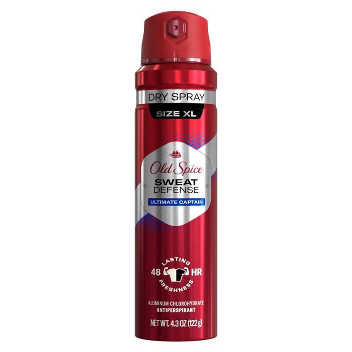 Old Spice Men's Antiperspirant & Deodorant Invisible Dry Spray Ultimate Captain