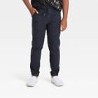 Boys' Skinny Fit Ripstop Pull-on Jogger Pants - Art Class Charcoal Gray