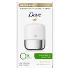 Dove Beauty Dove 0% Aluminum Cucumber & Green Tea Refillable Deodorant Stainless Steel Case + 1 Refill