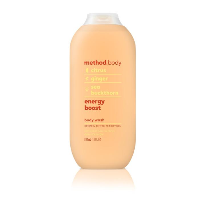 Target Method Body Wash Energy Boost - 18 Fl Oz, Orange