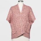 Women's Knit Kimono Jacket - Universal Thread Coral