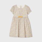 Oshkosh B'gosh Toddler Girls' Short Sleeve Ditsy Floral Dress - Gold