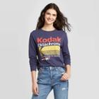 Women's Kodak Long Sleeve T-shirt (juniors') - Blue