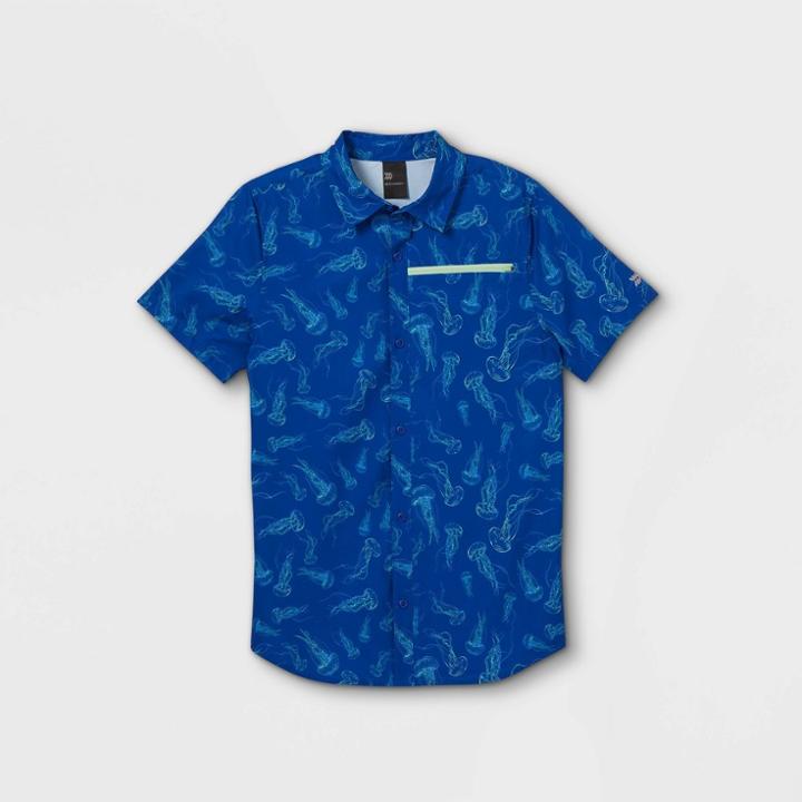 All In Motion Boys' Short Sleeve Adventure Shirt - All In