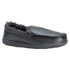 Men's Muk Luks Loafer Slippers - Black S(8-9), Size: