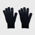 No Brand Men's Recycled Touch Gloves - Black
