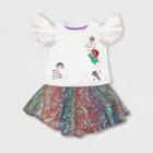 Girls' Disney Ariel Activewear Skirt Set - 3 - Disney Store, Gold/grey