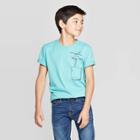 Petiteboys' Short Sleeve Graphic T-shirt - Cat & Jack Turquoise S, Boy's, Size:
