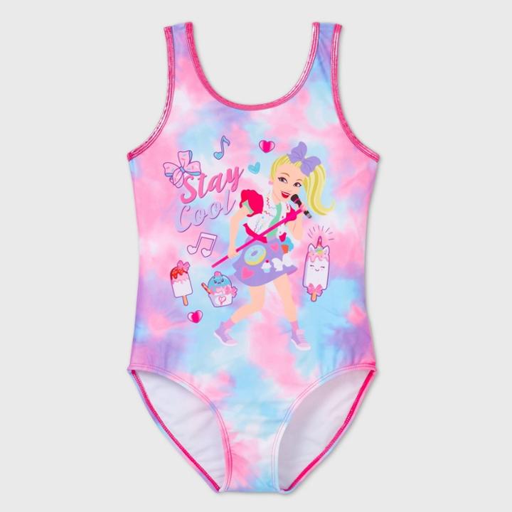 Girls' Nickelodeon Jojo Siwa One Piece Swimsuit - Pink