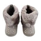 Baby Girls' Rising Star Faux Fur Boot - Gray