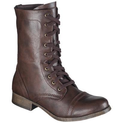 Women's Mossimo Supply Co. Khalea Combat Boots - Cognac 6